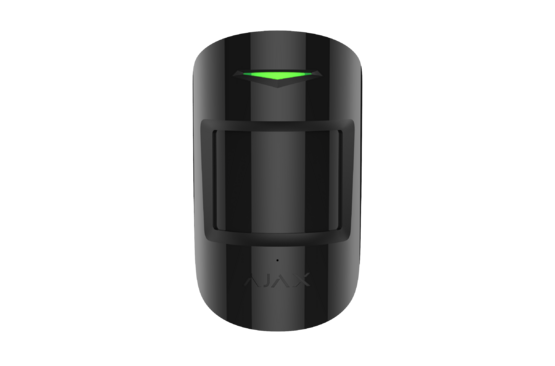 AJAX CombiProtect Black Bezdrôtový kombinovaný detektor